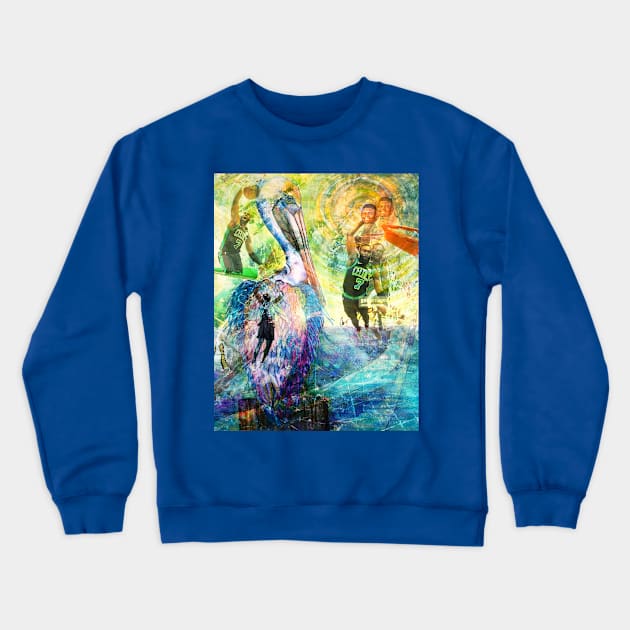 Jaylen Flies With Birds Crewneck Sweatshirt by LennyBiased